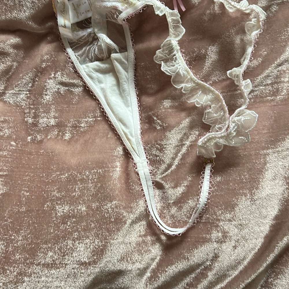 Honey Birdette Fleur Bra, Thong, Panty - Picture 9 of 13